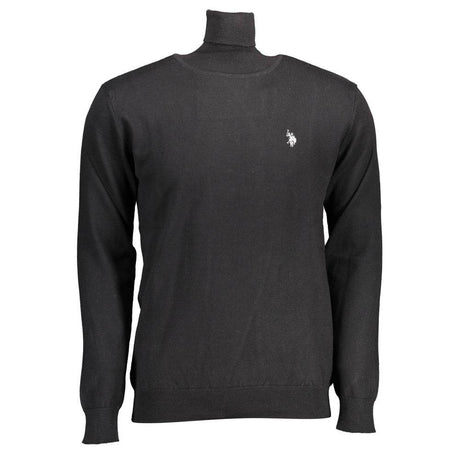 U.S. POLO ASSN. Black Cotton Sweater - Hilstor