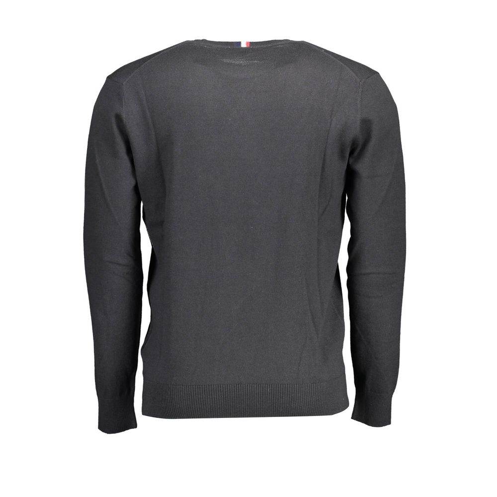 U.S. POLO ASSN. Black Cotton Sweater - Hilstor