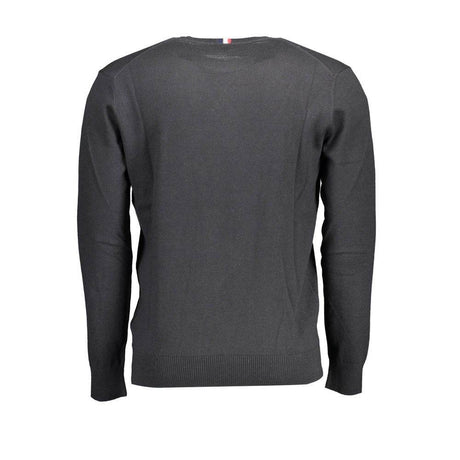 U.S. POLO ASSN. Black Cotton Sweater - Hilstor