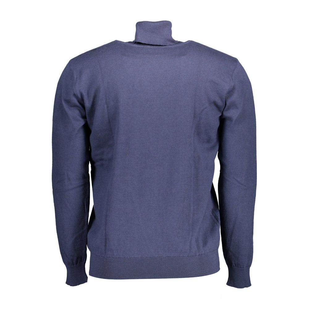 U.S. POLO ASSN. Blue Cotton Sweater - Hilstor