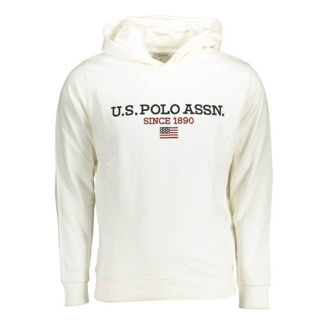 U.S. POLO ASSN. White Cotton Men Sweater - Hilstor