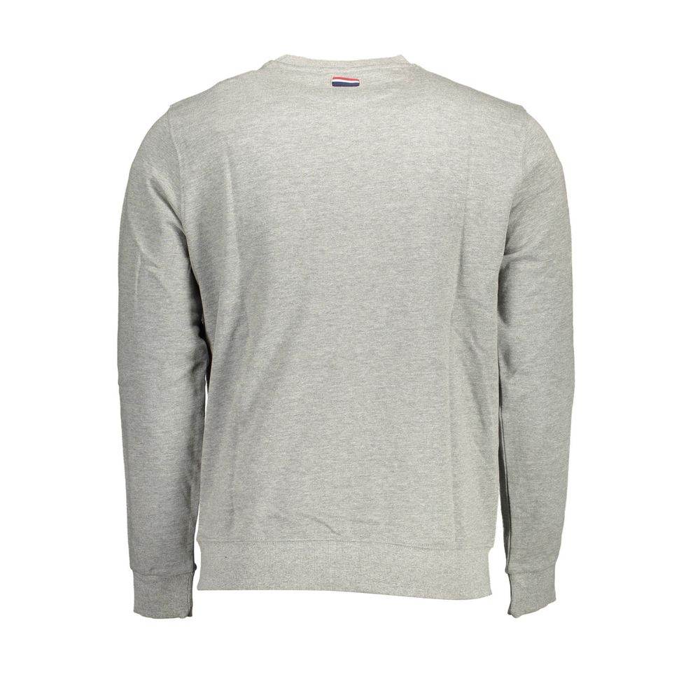 U.S. POLO ASSN. Gray Cotton Men Sweater - Hilstor