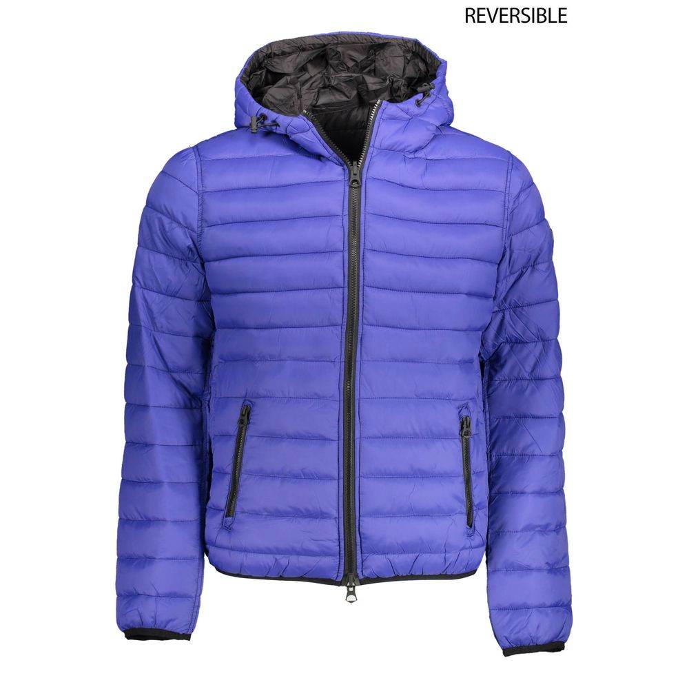 U.S. POLO ASSN. Blue Nylon Jackets & Coat - Hilstor