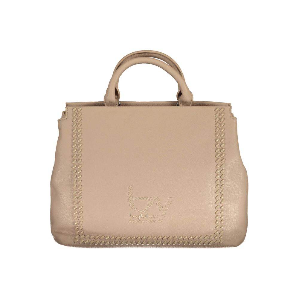 BYBLOS Beige Polyethylene Handbag - Hilstor