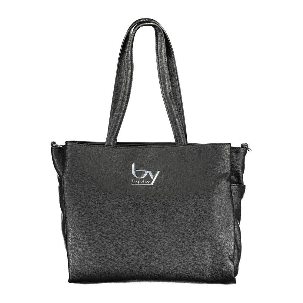 BYBLOS Black Polyethylene Handbag - Hilstor