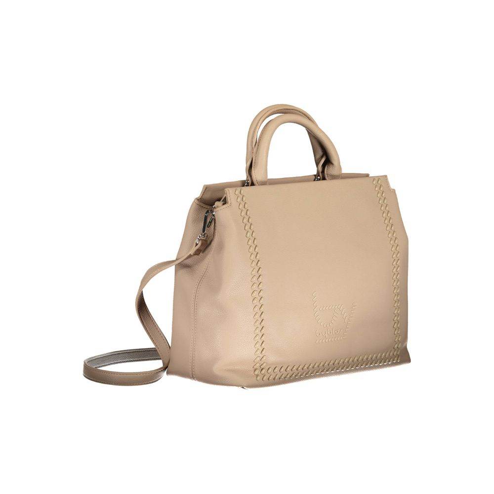 BYBLOS Beige Polyethylene Handbag - Hilstor