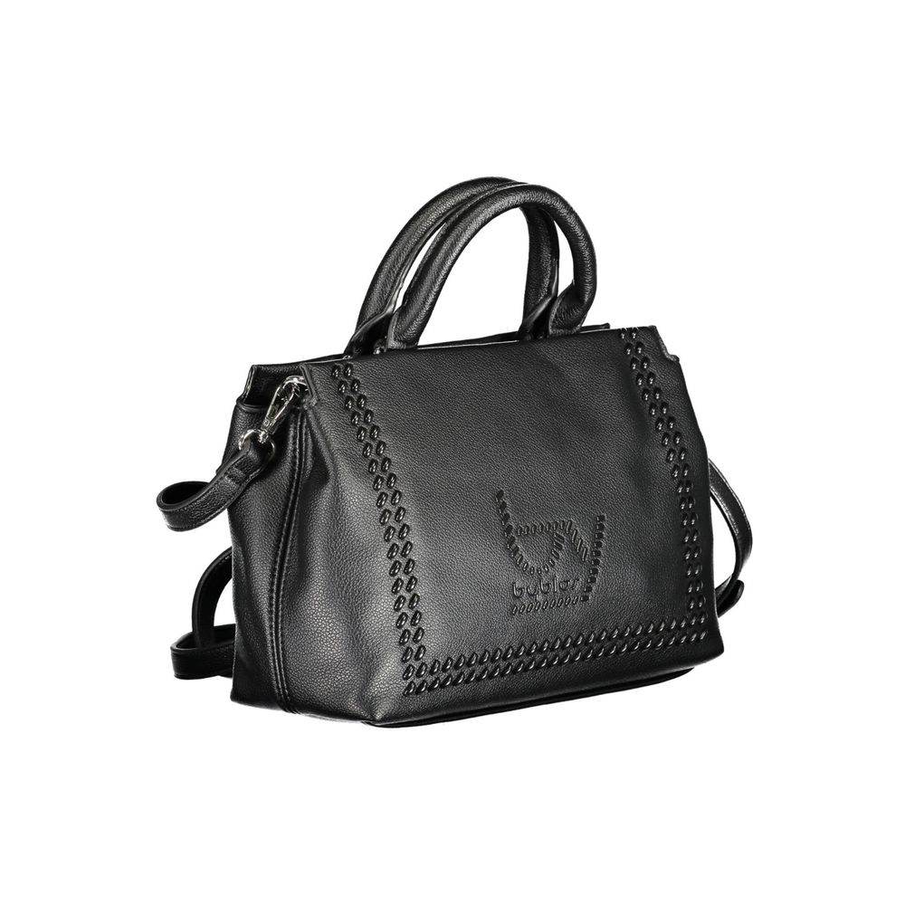 BYBLOS Black Polyethylene Handbag - Hilstor