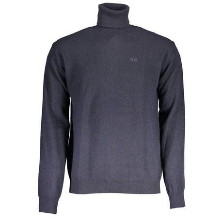 La Martina Blue Wool Sweater - Hilstor