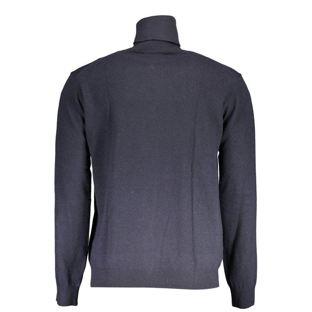La Martina Blue Wool Sweater - Hilstor