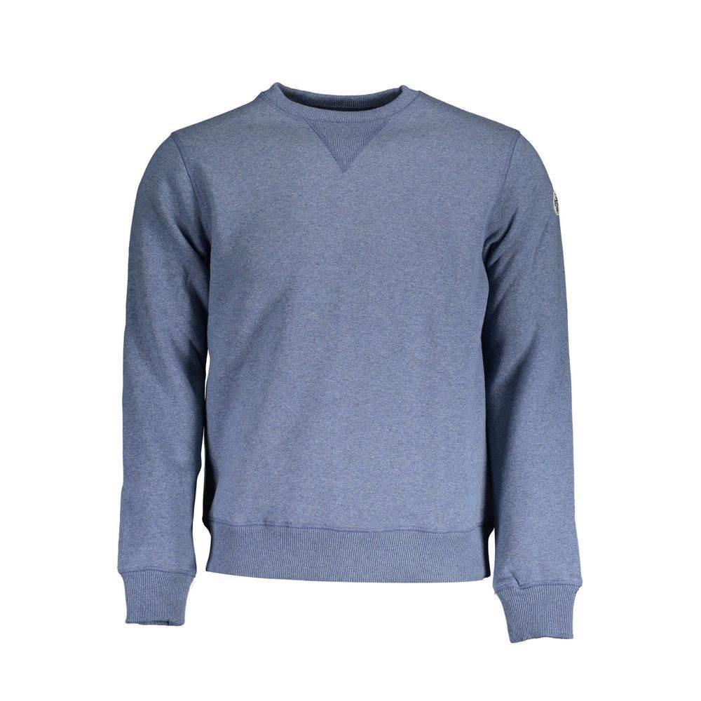 North Sails Blue Cotton Men Sweater - Hilstor