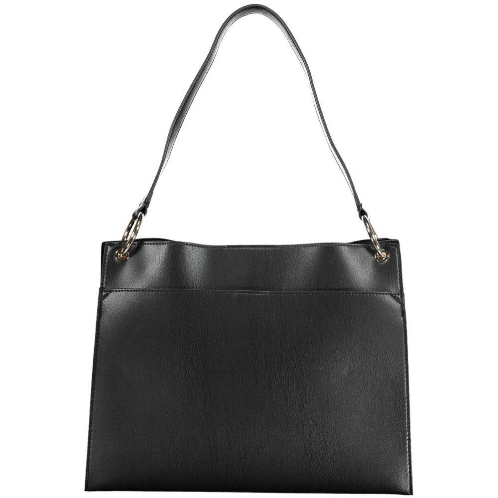 Guess Jeans Black Polyethylene Handbag - Hilstor