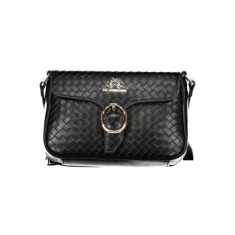 La Martina Black Polyethylene Handbag - Hilstor