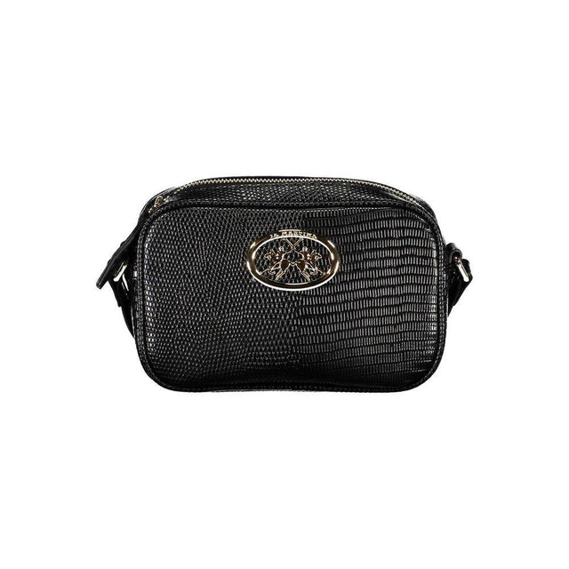 La Martina Black Polyethylene Handbag - Hilstor