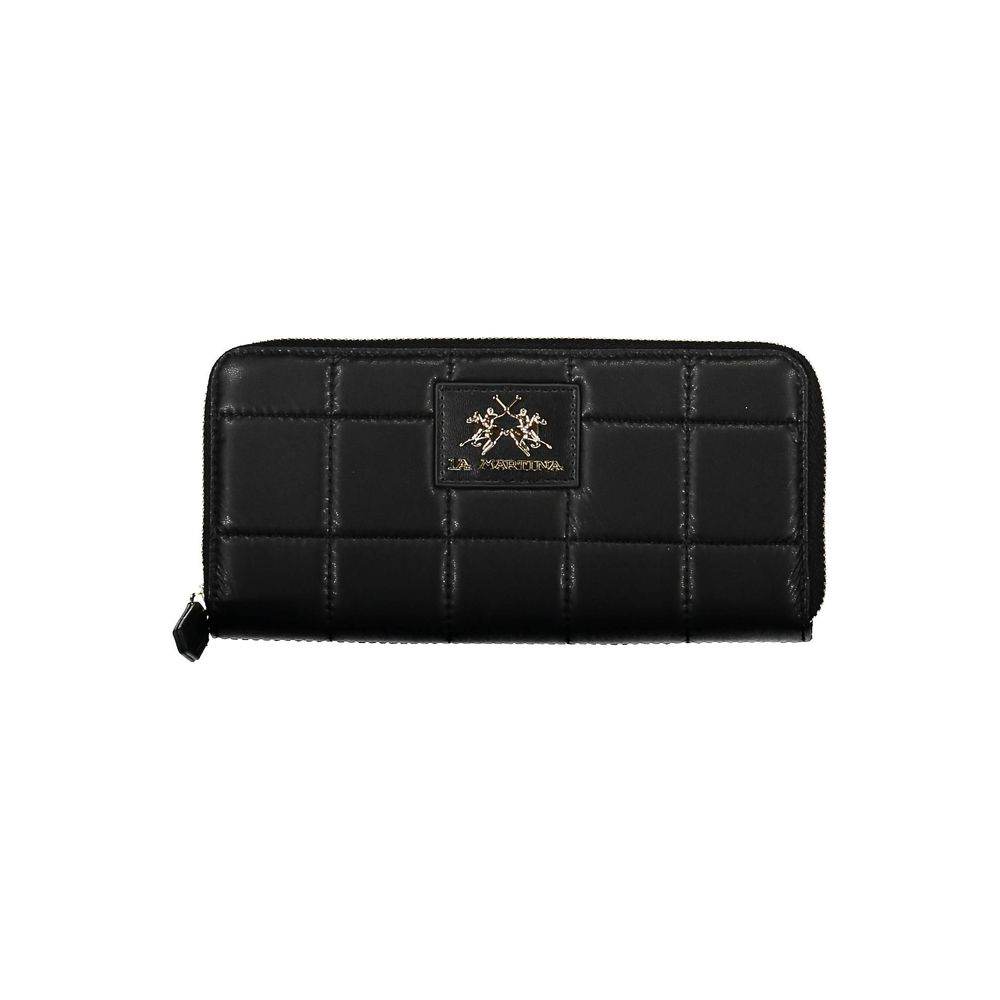La Martina Black Polyethylene Handbag - Hilstor