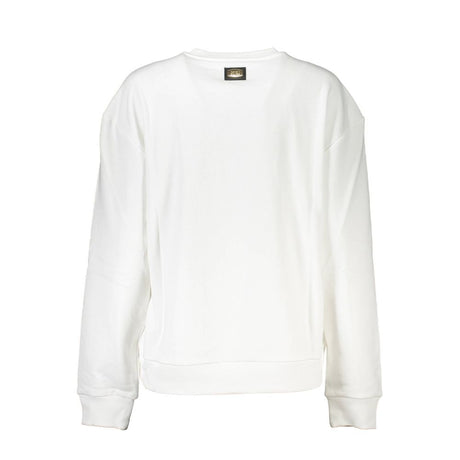 Cavalli Class White Cotton Sweater