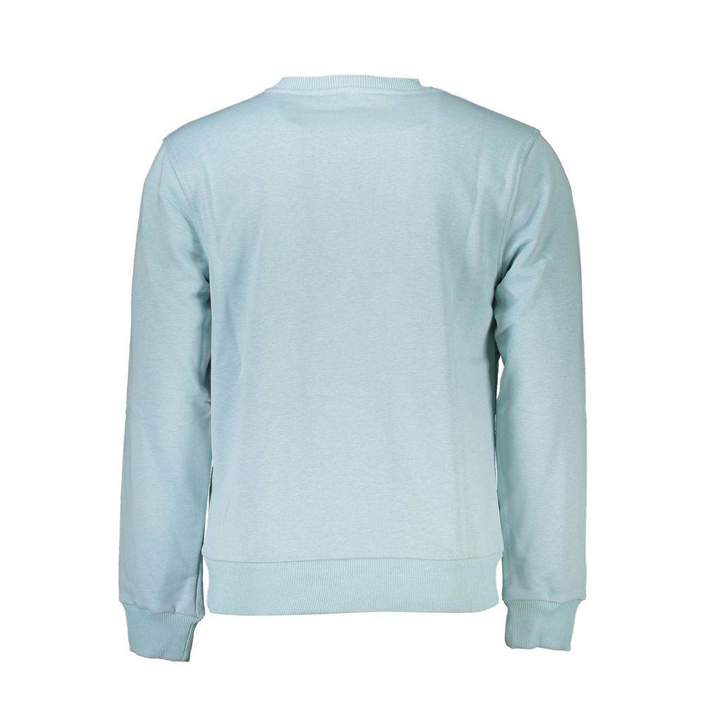 Cavalli Class Blue Cotton Men Sweater - Hilstor