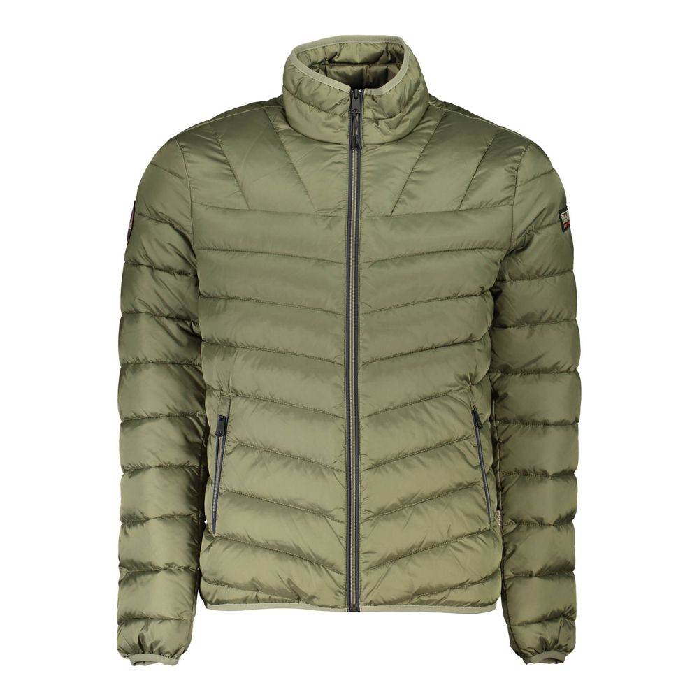 Napapijri Green Polyamide Men Jacket - Hilstor