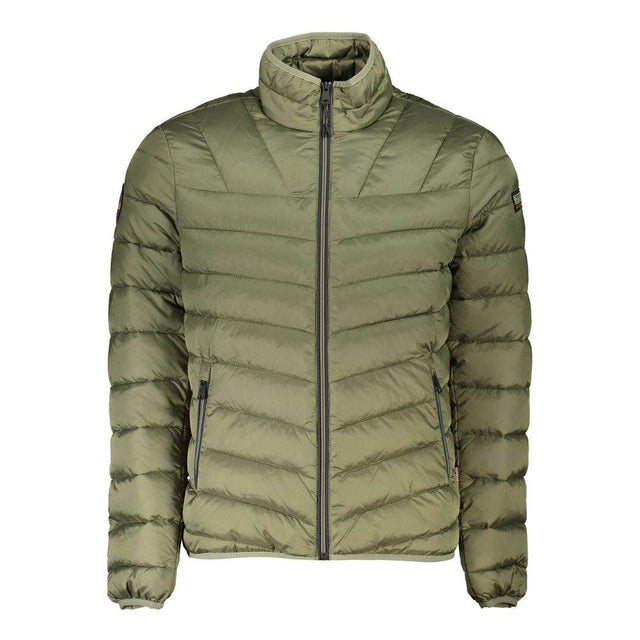 Napapijri Green Polyamide Men Jacket - Hilstor