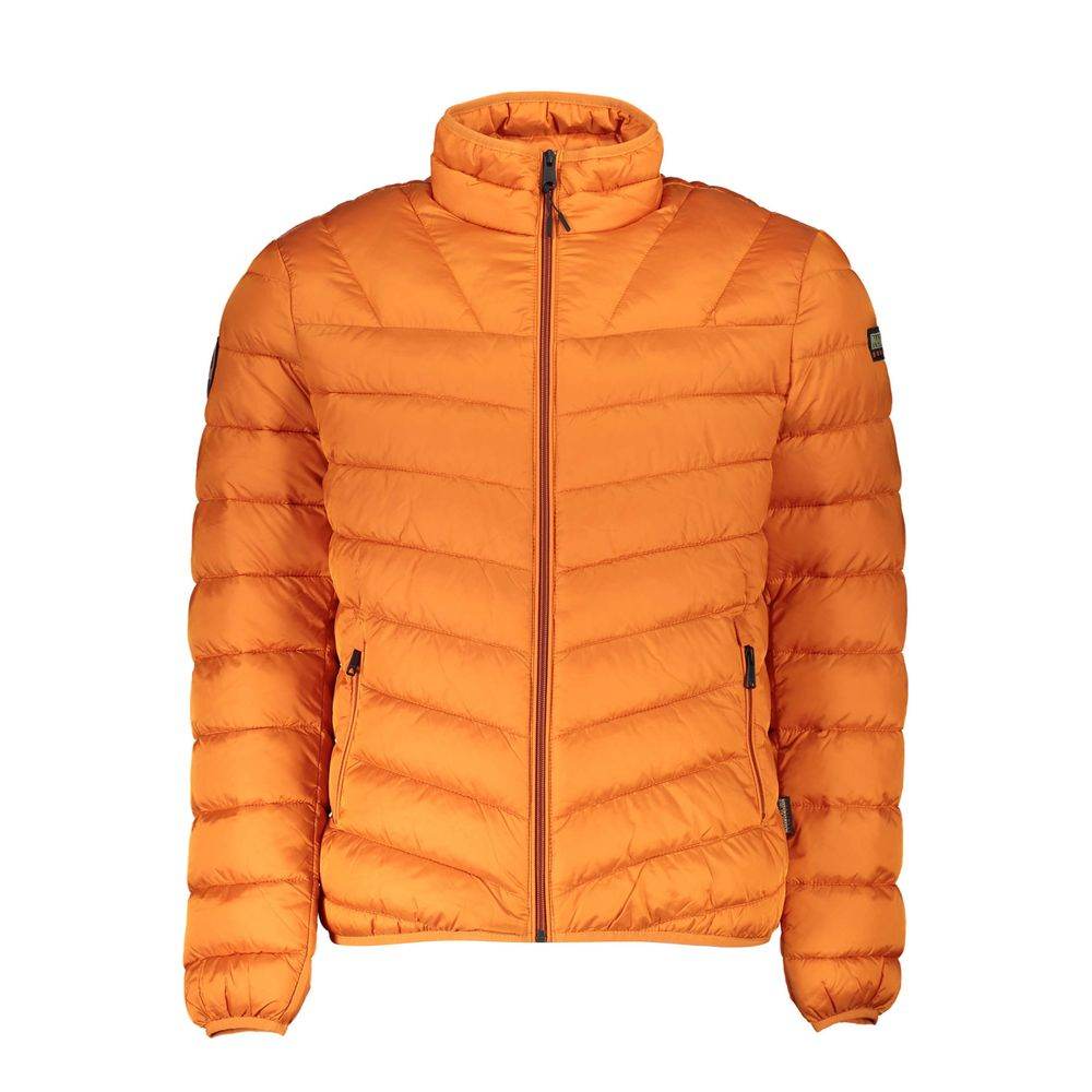 Napapijri Orange Polyamide Jackets & Coat - Hilstor