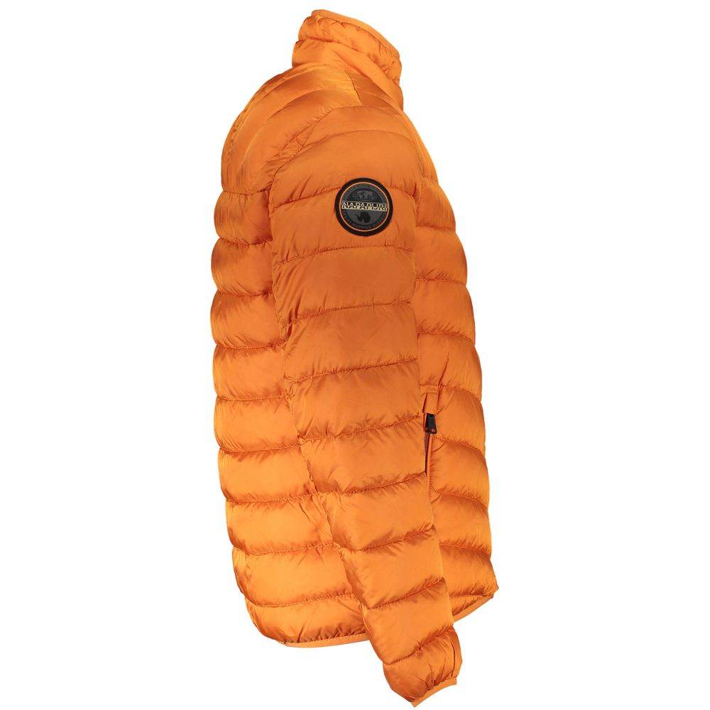 Napapijri Orange Polyamide Jackets & Coat - Hilstor