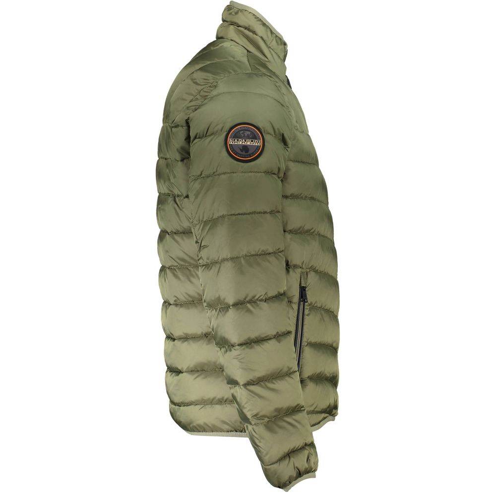 Napapijri Green Polyamide Men Jacket - Hilstor