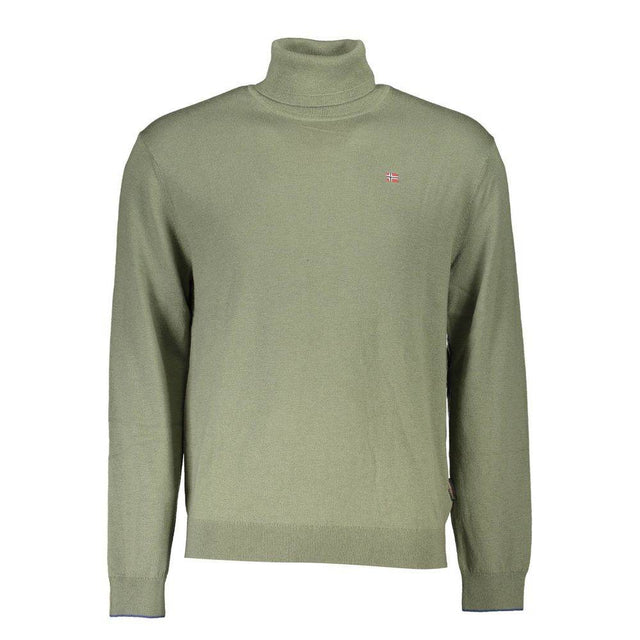 Napapijri Green Wool Sweater - Hilstor
