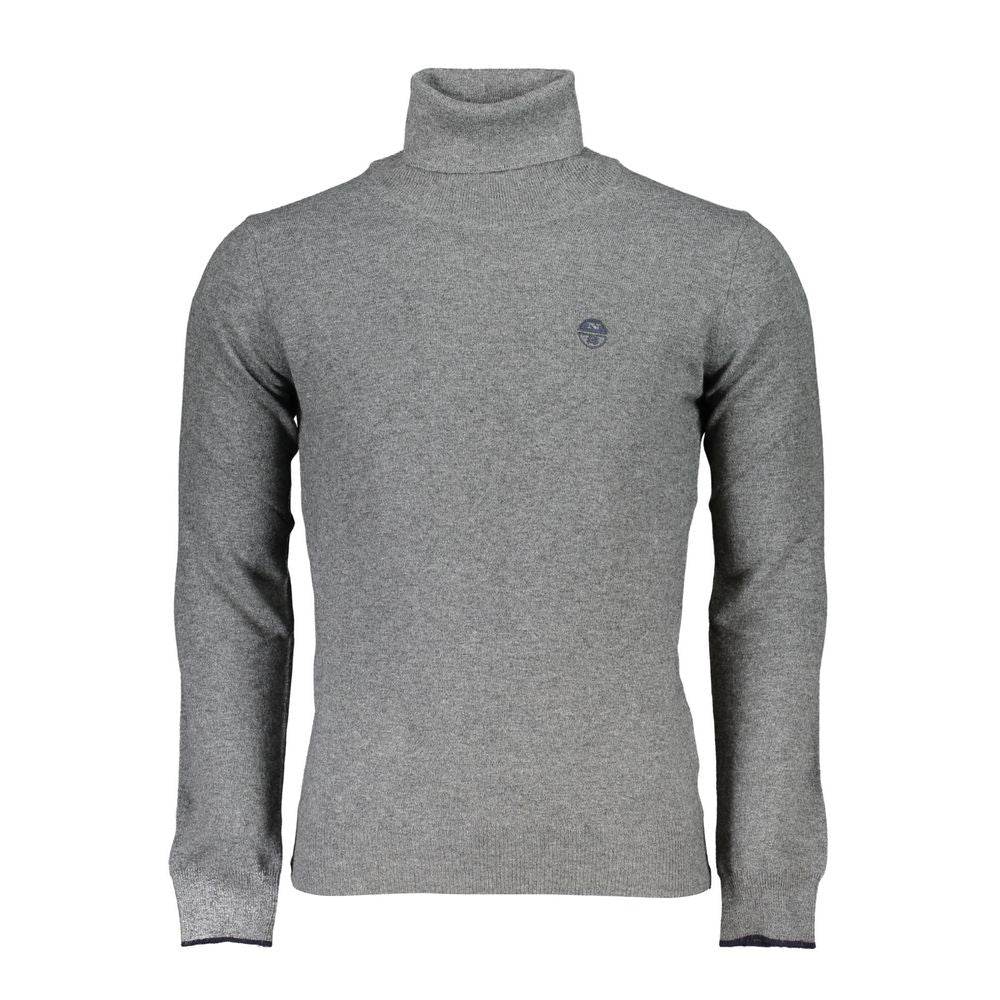 North Sails Gray Fabric Sweater - Hilstor