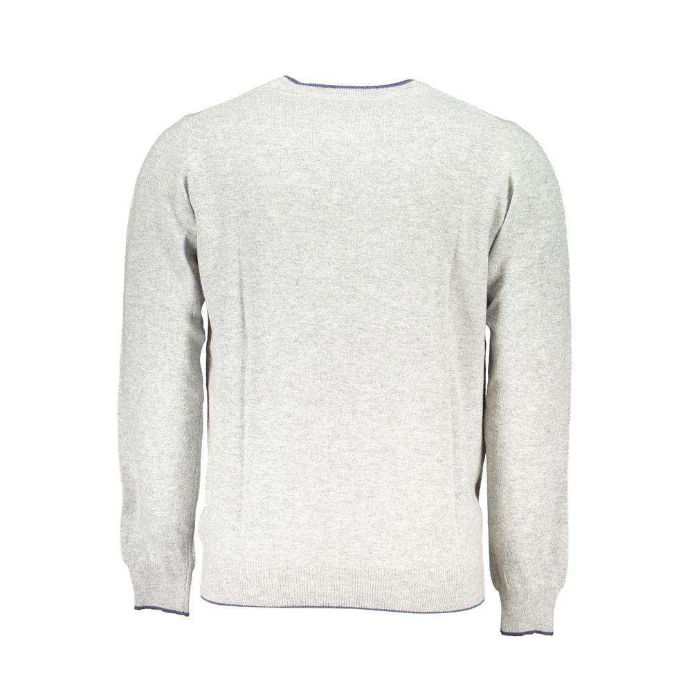North Sails Gray Fabric Sweater - Hilstor