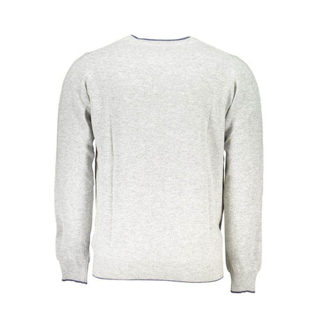 North Sails Gray Fabric Sweater - Hilstor