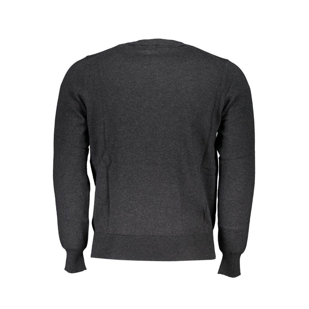 North Sails Gray Fabric Sweater - Hilstor