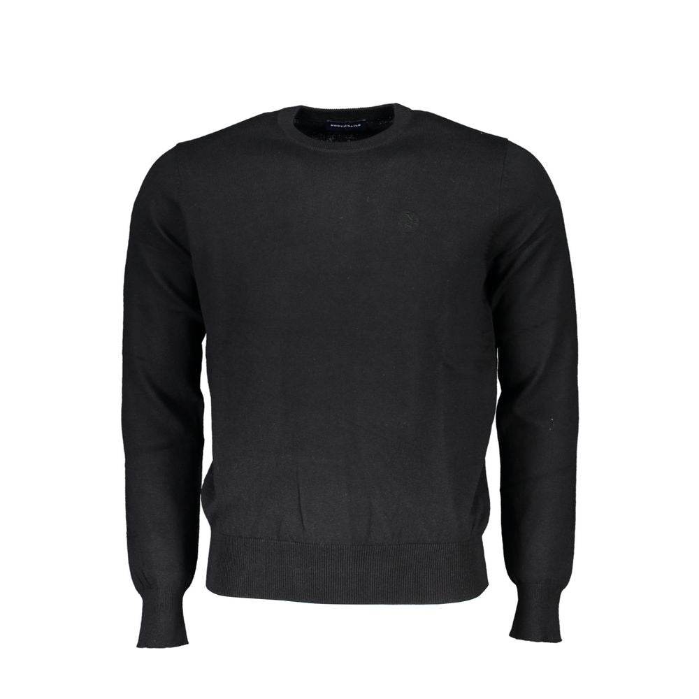 North Sails Black Fabric Sweater - Hilstor