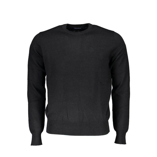 North Sails Black Fabric Sweater - Hilstor
