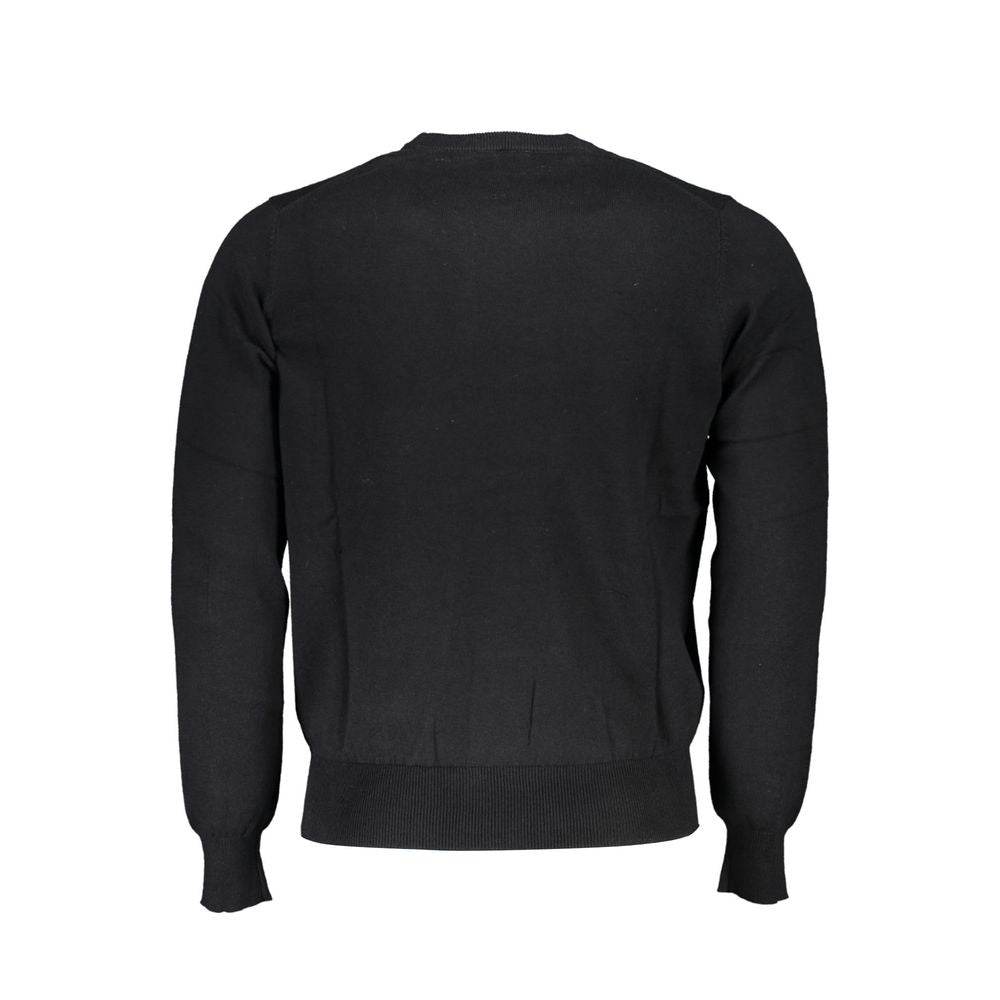 North Sails Black Fabric Sweater - Hilstor