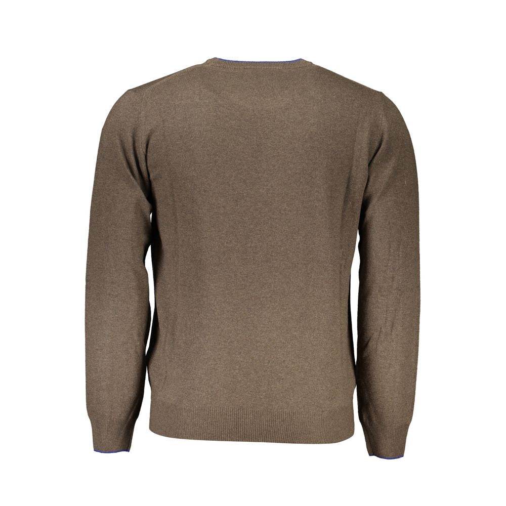 Harmont & Blaine Brown Fabric Sweater - Hilstor