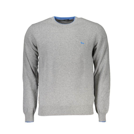 Harmont & Blaine Gray Fabric Sweater - Hilstor