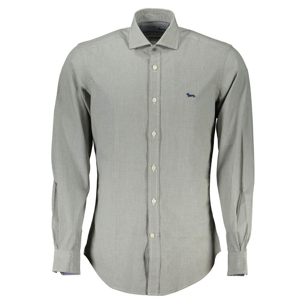 Harmont & Blaine Green Cotton Shirt - Hilstor
