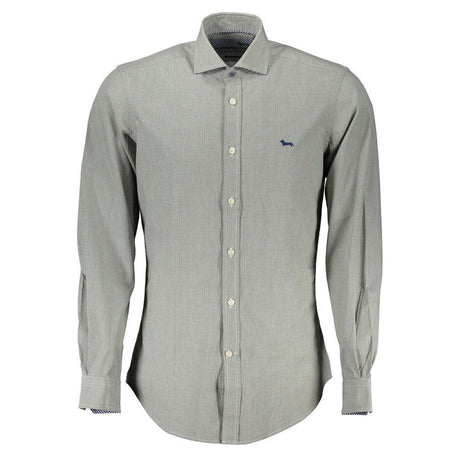 Harmont & Blaine Green Cotton Shirt - Hilstor