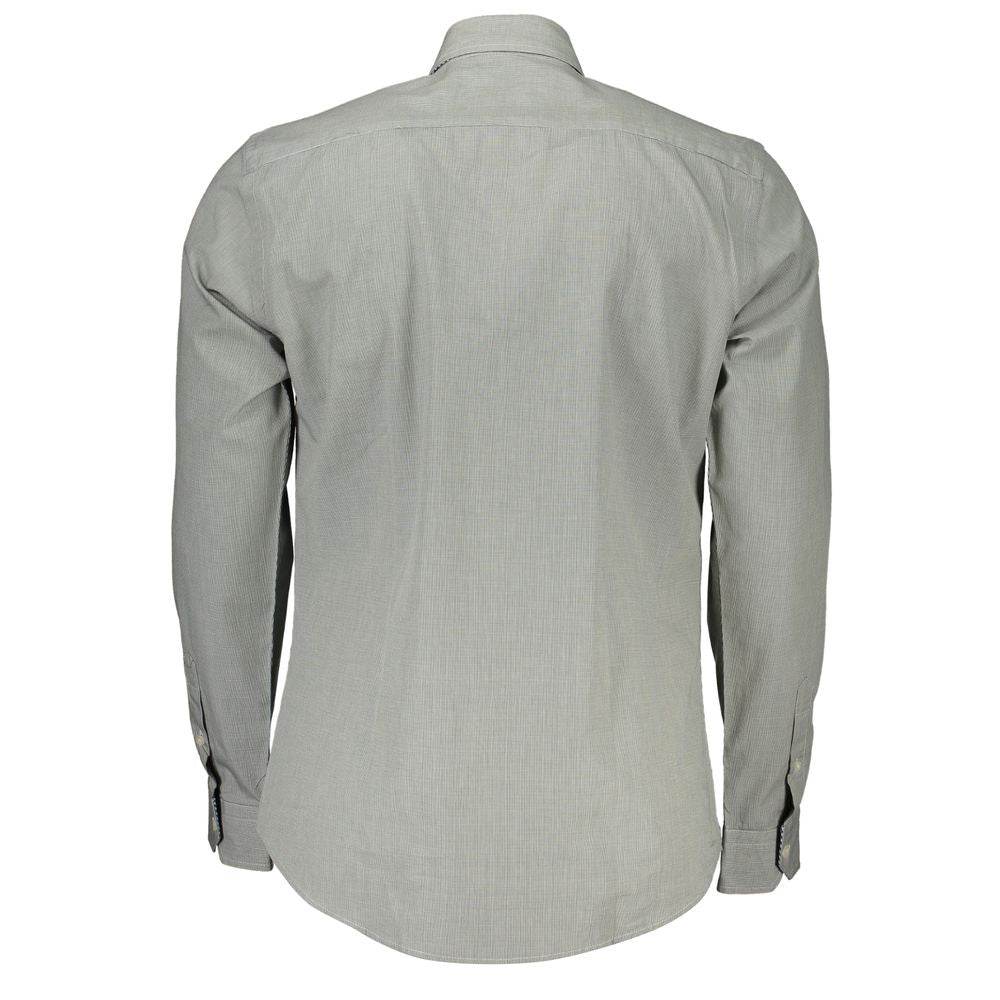 Harmont & Blaine Green Cotton Shirt - Hilstor