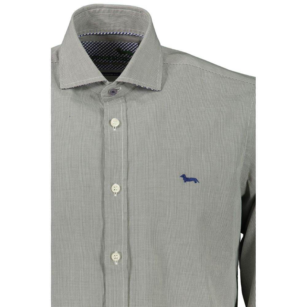 Harmont & Blaine Green Cotton Shirt - Hilstor