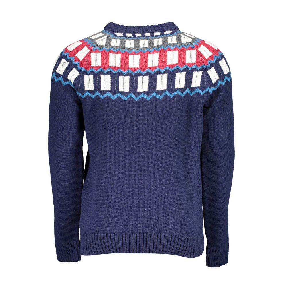 Gant Blue Wool Sweater - Hilstor