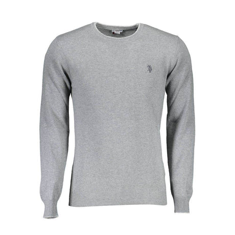 U.S. POLO ASSN. Gray Wool Sweater - Hilstor