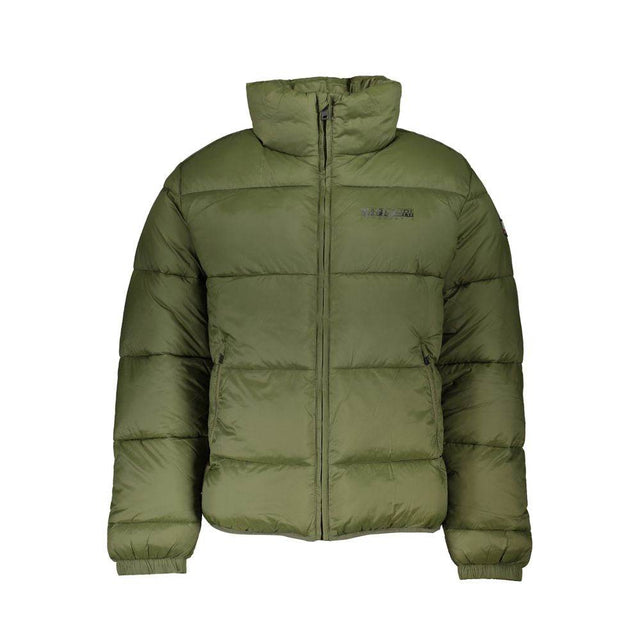 Napapijri Green Polyamide Men's Jacket - Hilstor