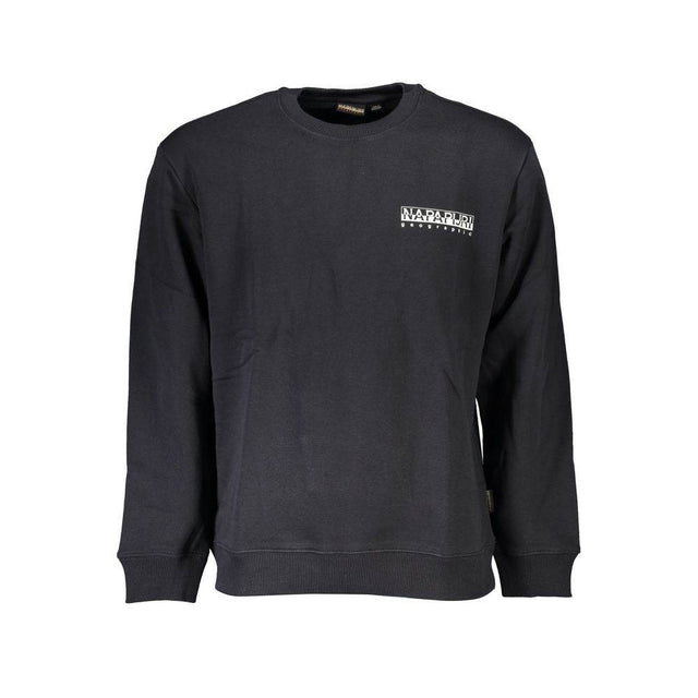 Napapijri Black Cotton Men Sweater - Hilstor
