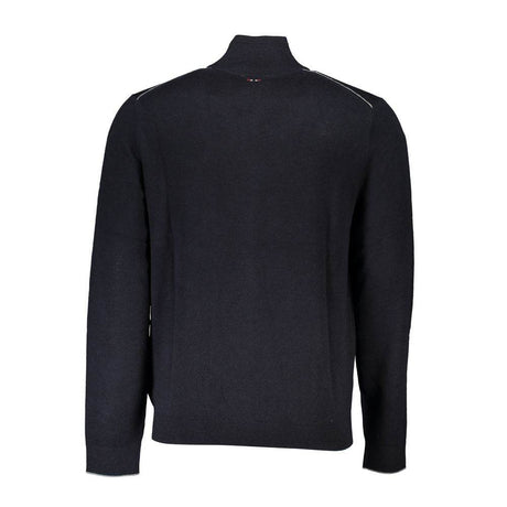 Napapijri Black Fabric Sweater - Hilstor