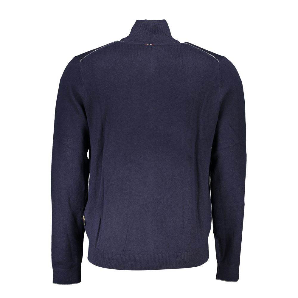 Napapijri Blue Fabric Sweater - Hilstor