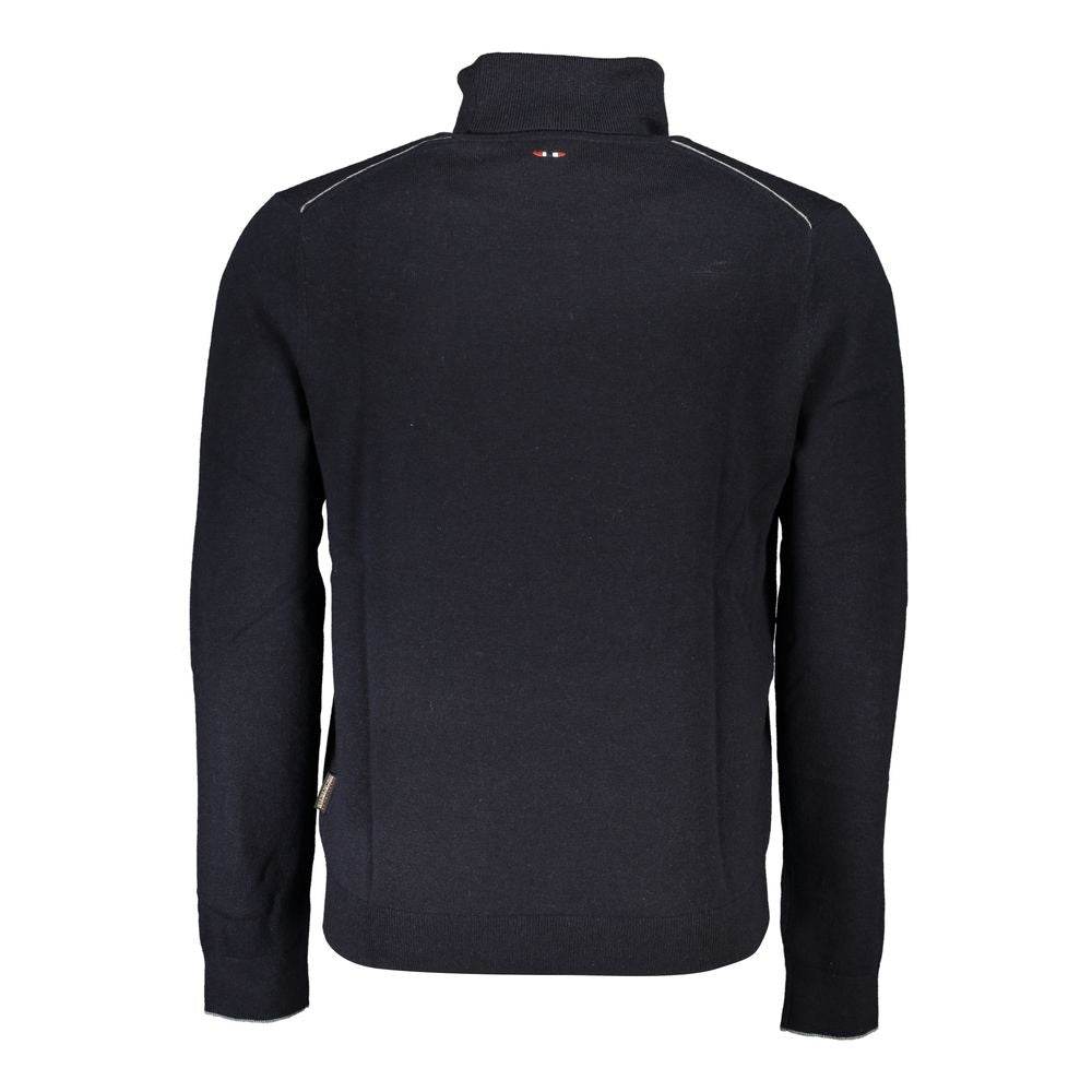 Napapijri Black Fabric Sweater - Hilstor
