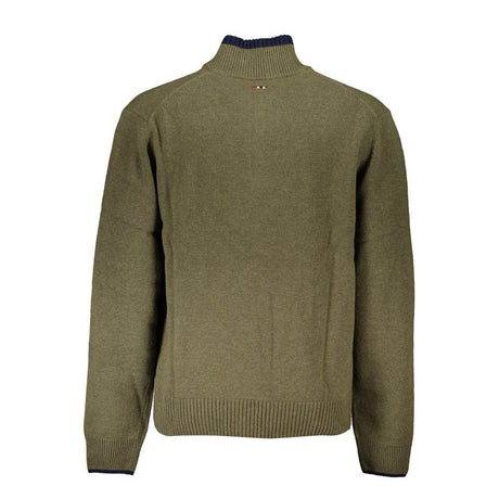 Napapijri Green Fabric Sweater - Hilstor