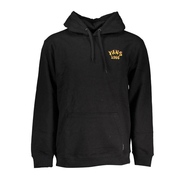 Vans Black Cotton Men Sweater with Hood - Hilstor