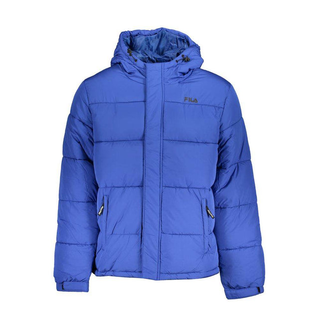 Fila Blue Polyester Men Jacket - Hilstor