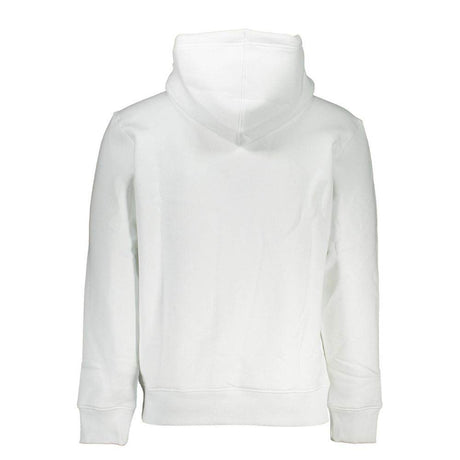 Calvin Klein White Cotton Men's Sweater with Hood - Hilstor